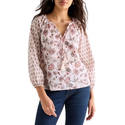 Image showing  Notch Collar Blouse