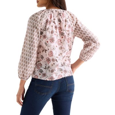 Image showing  Notch Collar Blouse