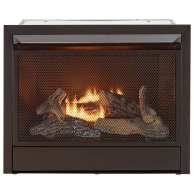 Duluth Forge Natural Gas Ventless Gas Fireplace Insert - 26,000 BTU, T-Stat Control - Model# FNF300T