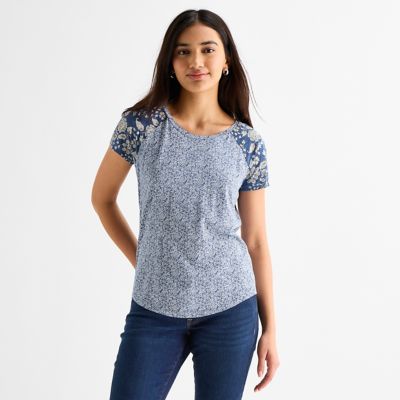 Lucky Brand Floral Mix Tee