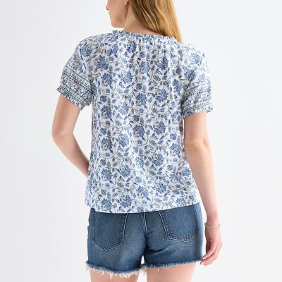 Image showing  Notch Neck Blouse