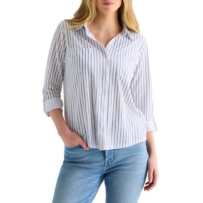 Lucky Brand Knit Button Up Shirt