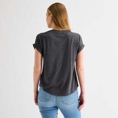 Image showing  Knit Mix Henly Utility Top