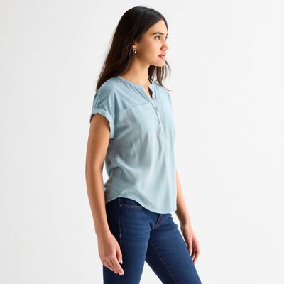 Image showing  Knit Mix Henly Utility Top