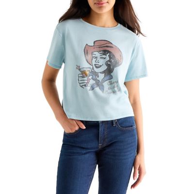Lucky Brand Cheers to Cowgirls Tee