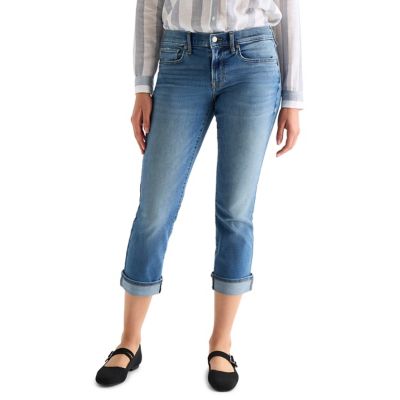 Lucky Brand Mid Rise Sweet Crop