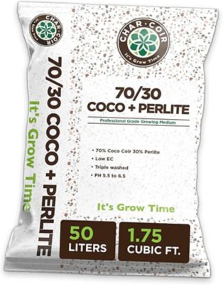 Image showing  50 L (1.75 cu. ft.) 70/30 Coco-Perlite Loose Fill Aeration Blend Growing Medium, 1 pk./85-Pallet