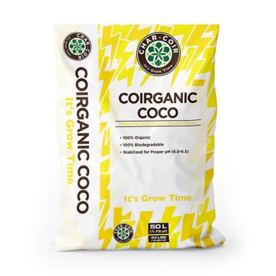 Image showing  50L, 1.75 cu. ft., Coirganic 100% CDFA Certified Organic Loose Coco Coir Growing Medium, 85 Pallet