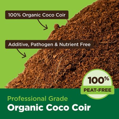 Image showing  50L, 1.75 cu. ft., Coirganic 100% CDFA Certified Organic Loose Coco Coir Growing Medium, 85 Pallet