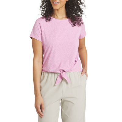 Eddie Bauer Active Short Sleeve Tie Front