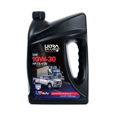 Ultra1Plus SAE 10W-30 Synthetic Blend Heavy-Duty Motor Oil, API CK-4/SN - US Gallon (4 QTS)
