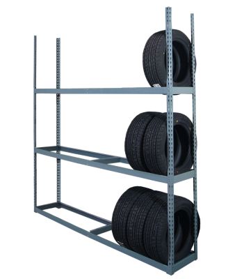 Image showing 1 th Martins Industries 3-Tier Tire Storage Rack For Passenger & Light Truck Tires - 88 x 16 x 86 in.