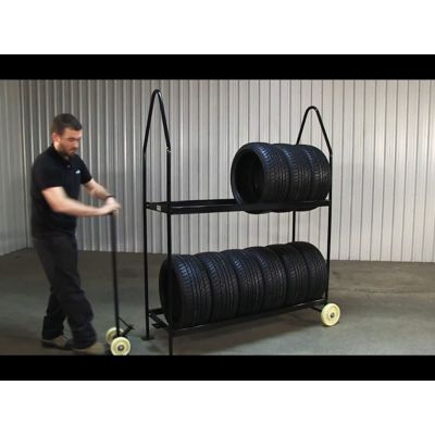 Image showing  Standard Mobile Tire Display Rack
