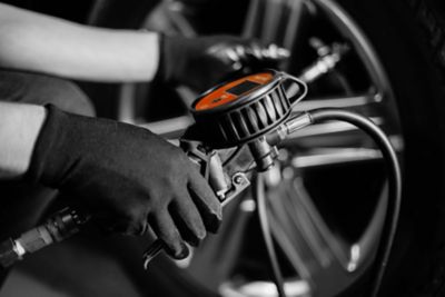 Image showing  Handheld digital tire inflator, Flate Mate Handheld