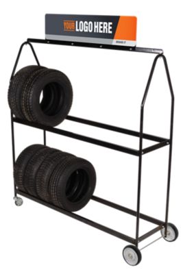 Martins Industries Mobile Tire Display Rack