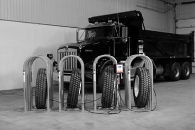 Image showing  Automatic tire inflator 4 outlets, Flatematic 4 Way