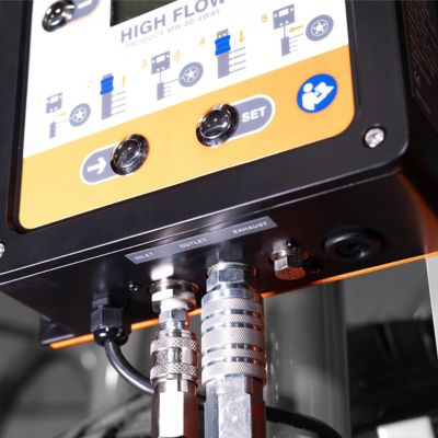 Image showing  Automatic tire inflator 4 outlets, Flatematic 4 Way