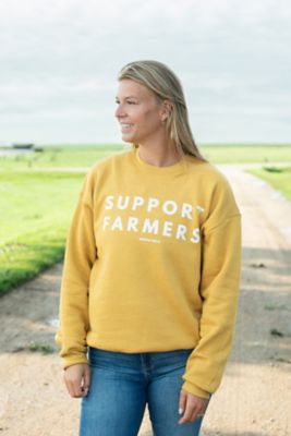 Image showing  Women's Support Farmers Mustard Crewneck