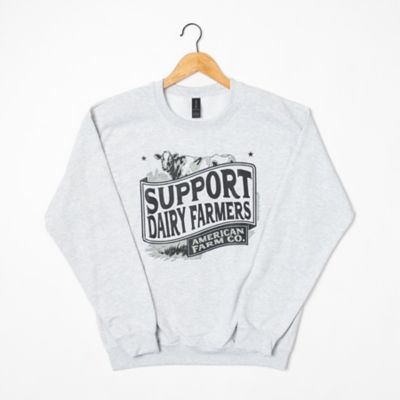 American Farm Company Women's Support Dairy Farmers' Crewneck
