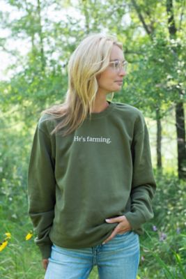 Image showing  Women's He's Farming Crewneck
