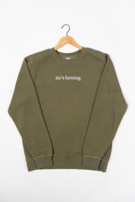 American Farm Company Women's He's Farming Crewneck