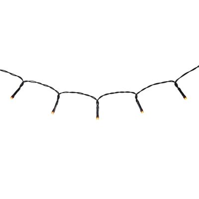 Red Shed 12 x 4in. 20-Light Indoor Battery-Powered LED Halloween String Lights with Timer, Orange