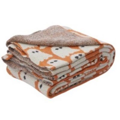 Red ShedGhost Knitted Throw Blanket, 50 x 70in.