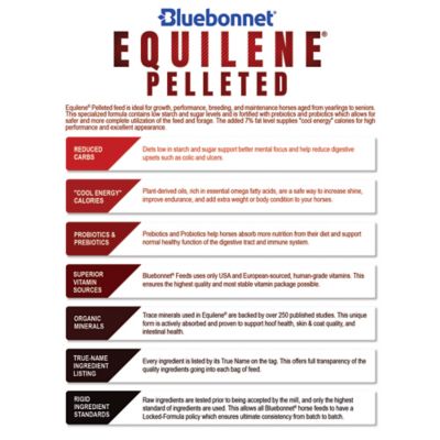 Image showing  Equilene Pelleted, 50 lb. Bag