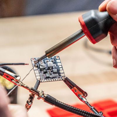 Image showing  5 to 30 Variable Wattage Precision Grip Soldering Iron Station, 120 V