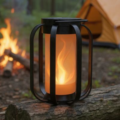 Image showing 5 th Foxflame Modern Flame Lantern, 1 pk.