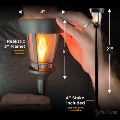 Image showing  Classic Solar Path Torch, 2 pk.