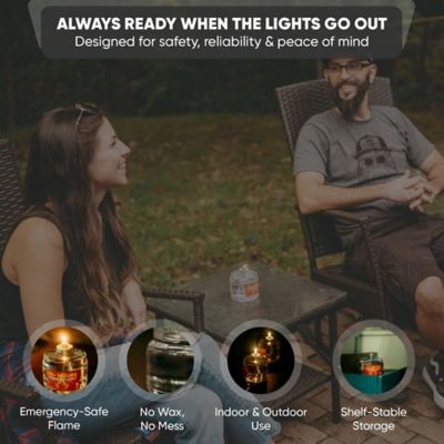 Image showing  115 Hr Emergency Candle 8 Pack