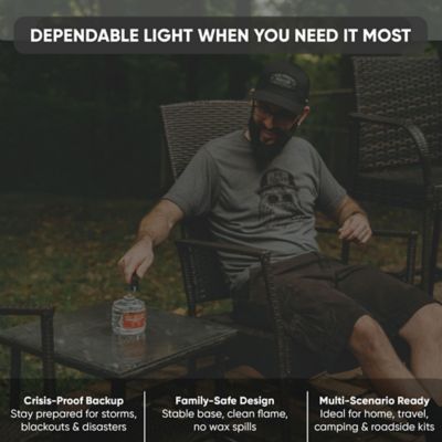 Image showing 5 th Gas One 115 Hr Emergency Candle 8 Pack