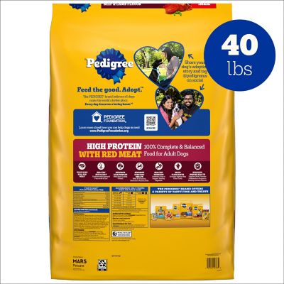 Image showing  Adult High-Protein Beef and Lamb Recipe Dry Dog Food