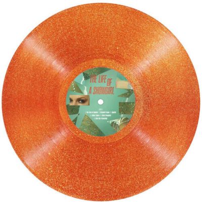 Image showing Taylor Swift: The Life of a Showgirl (Orange Glitter Vinyl)