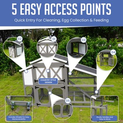 Image showing 5 th Zoovilla Extended Country Style Chicken Coop