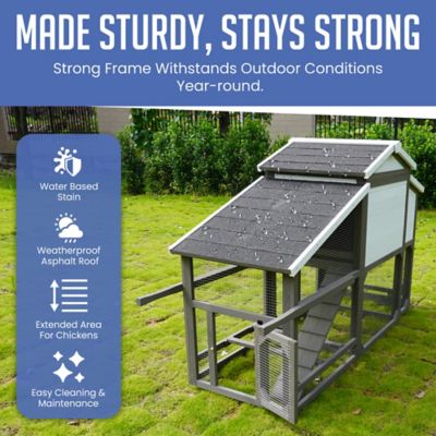 Image showing 6 th Zoovilla Extended Country Style Chicken Coop