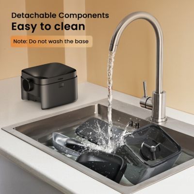 Image showing 9 th Oneisall PF05 3L Automatic Cat Feeder - 6-Meal Timer, Backup Power, Freshness Seal, Dry Food Dispenser