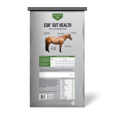 Image showing  EQ8 Gut Health Multi-Textured Horse Feed, 50 lb.