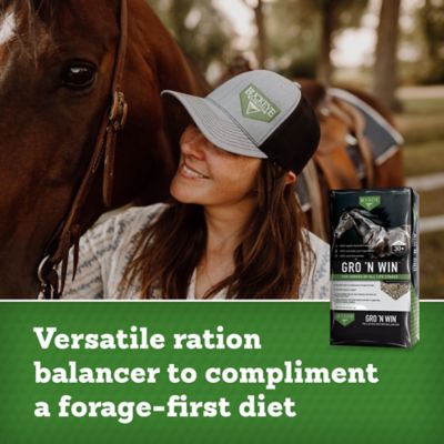Image showing  GRO 'N WIN, Pelleted Ration Balancer for Horses of All Life Stages, 50 lb.