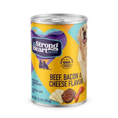 Image showing  Wet Dog Food, Beef, Bacon & Cheese Flavor - 13.2 oz. Cans, Pack of 12