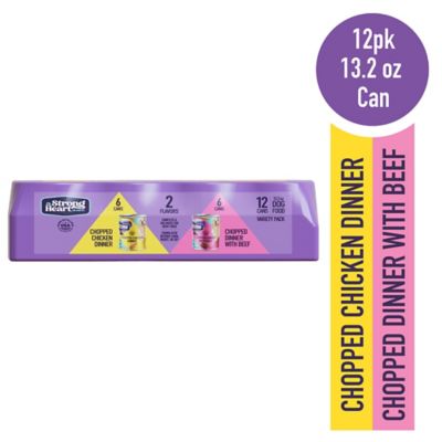 Image showing  Wet Dog Food, Chicken & Beef Variety Pack - 13.2 oz. Cans, Pack of 12