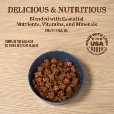 Image showing  Adult Chicken/Beef Dinner Wet Dog Food Variety Pack, 13.2 oz., Pack of 12 Cans