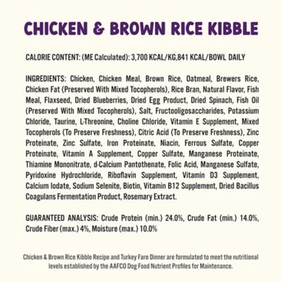 Image showing 6 th Bark Bowls On The Go Turkey Fare Dinner Dog Food, 7.5 oz.