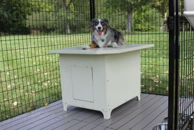 Image showing  XXL Heavy Duty Powdercoated Metal Large Breed Dog House Den