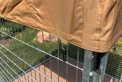 Image showing  6 ft. x 6 ft. Complete PRO Kennel (Galvanized)