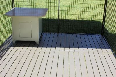 Image showing  Single 2 ft. x 4 ft. Raised Dog Kennel Flooring