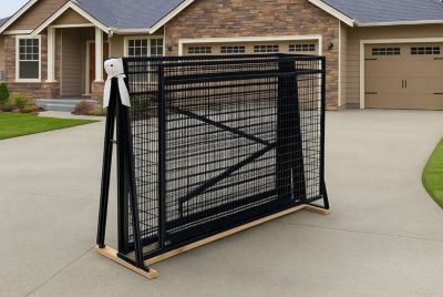Image showing  8 ft. x 16 ft. CYB Dog Kennel (Powder-Coated)