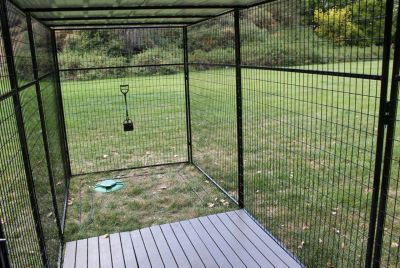 Image showing  8 ft. X 10 ft. Ultimate 7 ft. Tall Wire Kennel (Powdercoated)