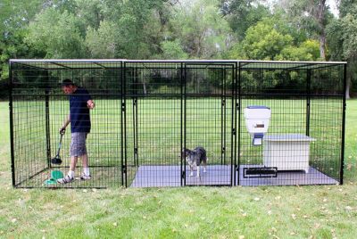 Image showing  8 ft. X 10 ft. Ultimate 7 ft. Tall Wire Kennel (Powdercoated)